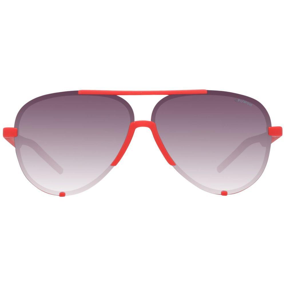 Polaroid Red Plastic Sunglasses