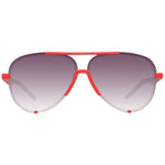 Polaroid Red Plastic Sunglasses