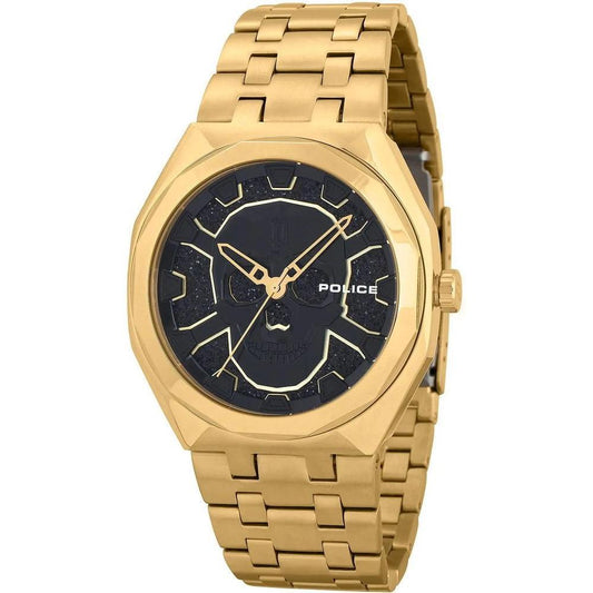 Police Gold Stainless Steel Watch