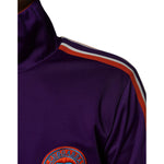 Dolce & Gabbana Purple Polyester Full Zip Long Sleeve Sweater