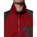 Dolce & Gabbana Multicolor Nylon Full Zip Windbreaker Jacket