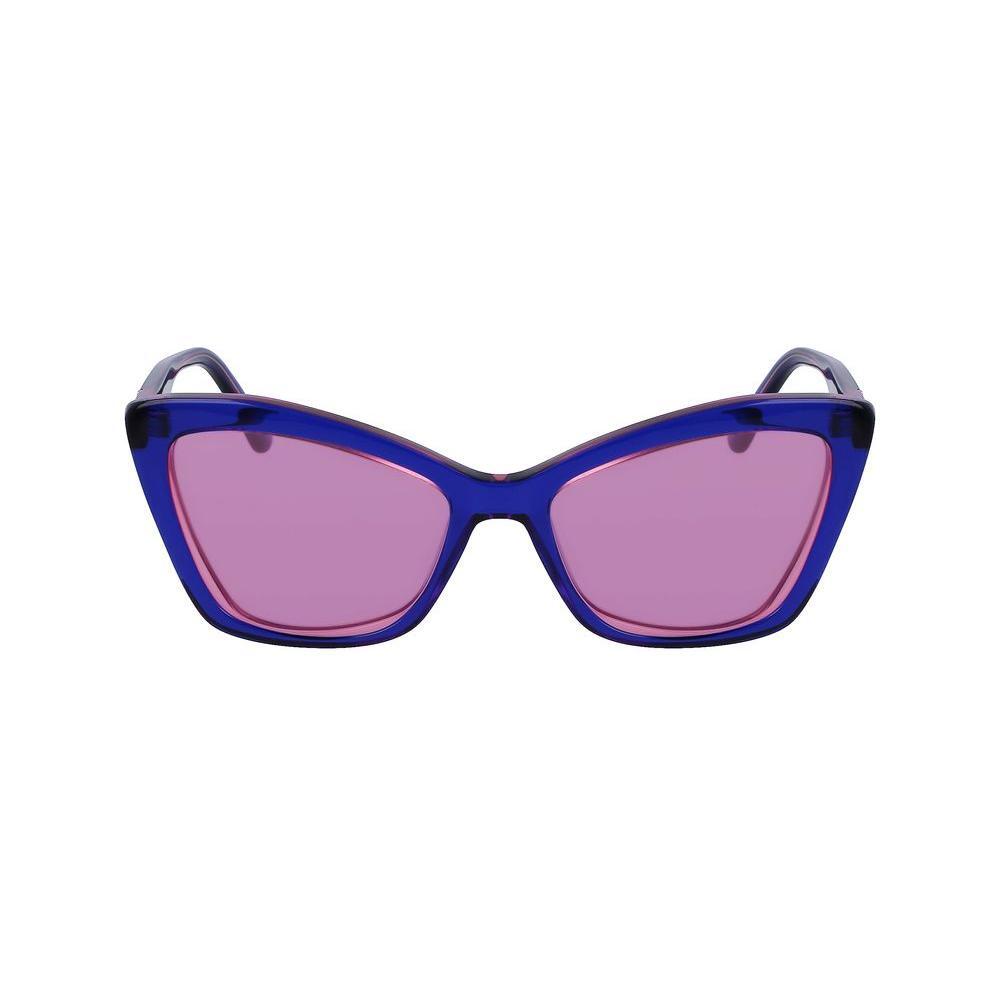 Karl Lagerfeld Blue Acetate Sunglasses