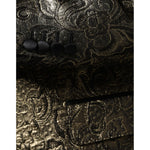 Dolce & Gabbana Gold SICILIA Jacquard Single Breasted Coat Blazer