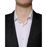 Dolce & Gabbana Black Wool Single Breasted Formal Blazer