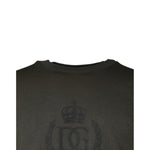 Dolce & Gabbana Army Green Crown Cotton Sweatshirt Sweater
