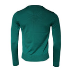 Dolce & Gabbana Green Wool Knit Crew Neck Pullover Sweater