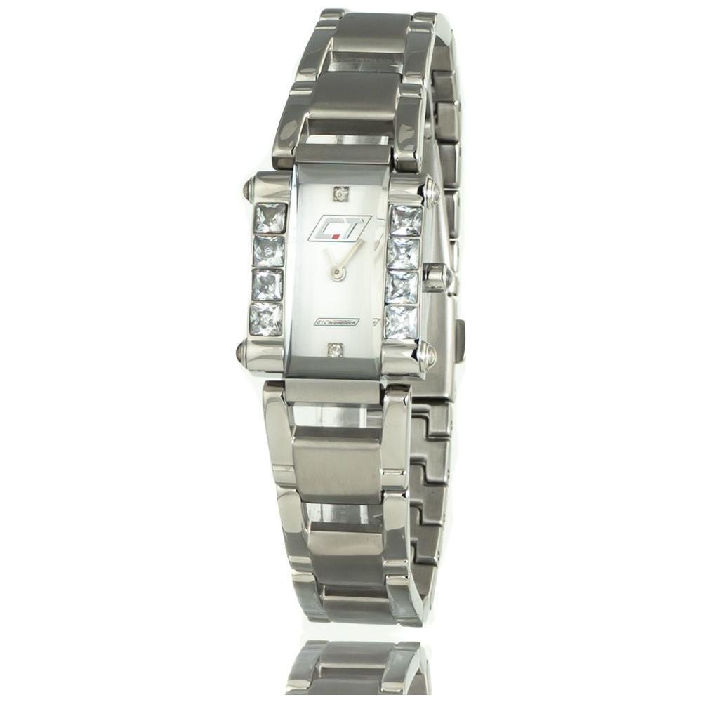 Chronotech Silver Stainless Steel Watch
