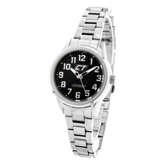 Chronotech Silver Stainless Steel Watch