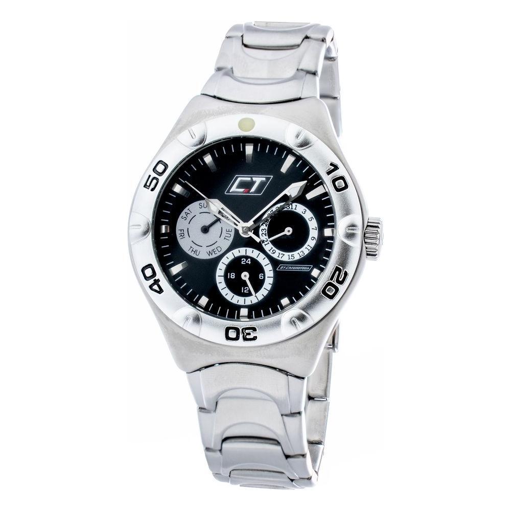 Chronotech Gray Stainless Steel Watch