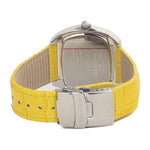 Chronotech Yellow Leather Watch