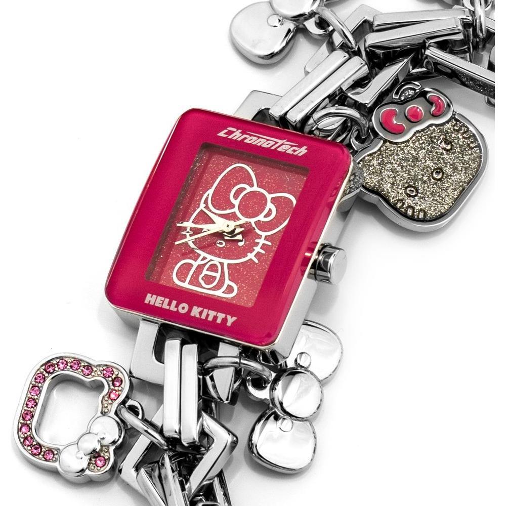 Chronotech Silver Stainless Steel Watch