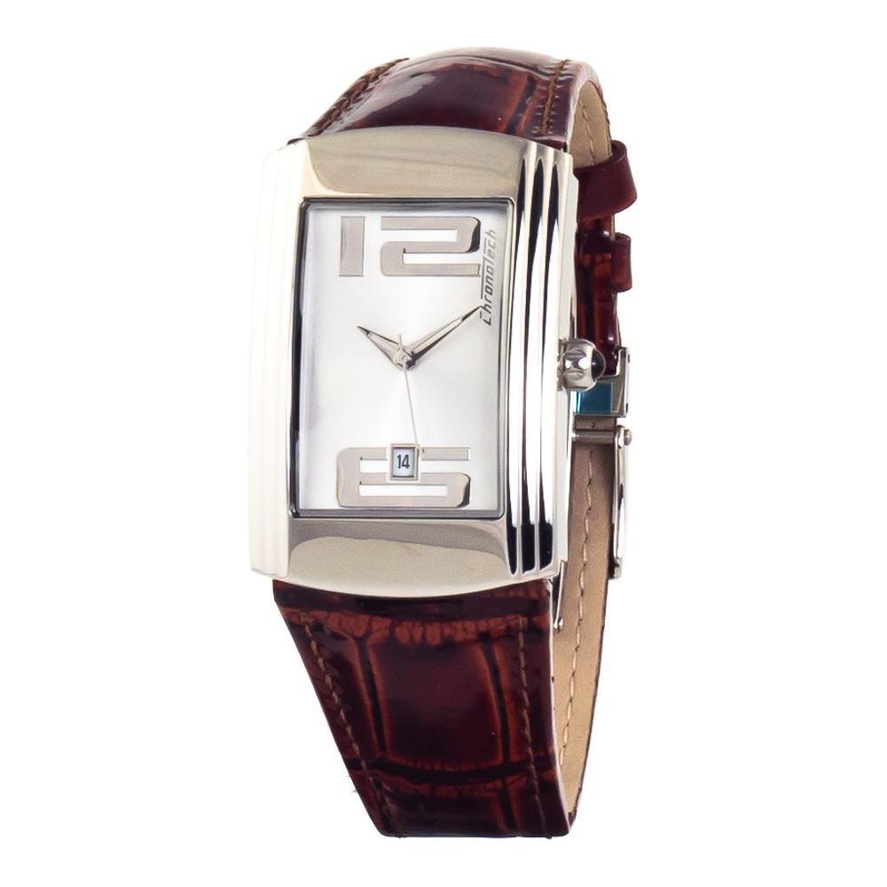 Chronotech Brown Leather Watch