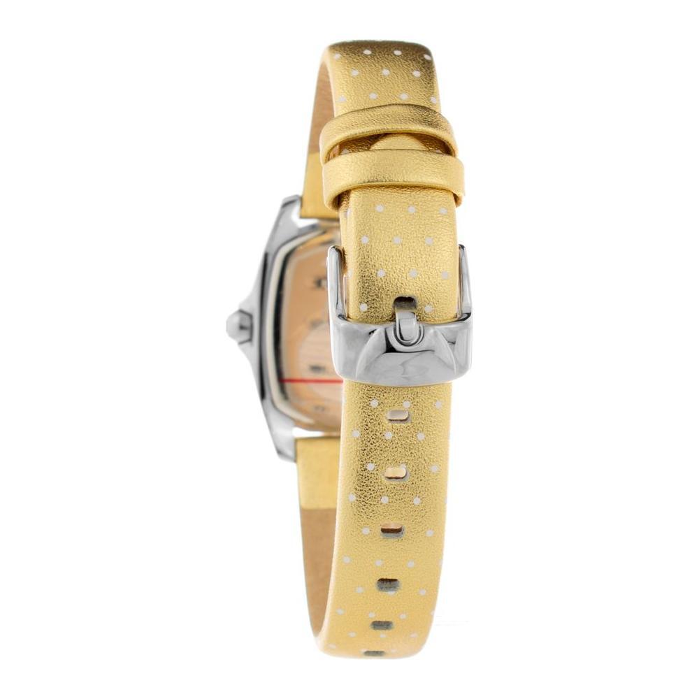 Chronotech Gold Leather Watch