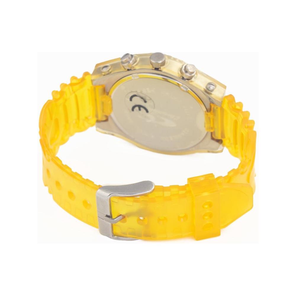 Chronotech Yellow Rubber Sport Watch