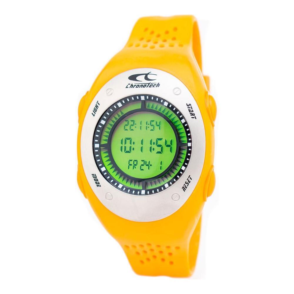 Chronotech Orange Rubber Watch