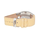 Chronotech Yellow Leather Watch