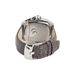 Chronotech Black Leather Watch
