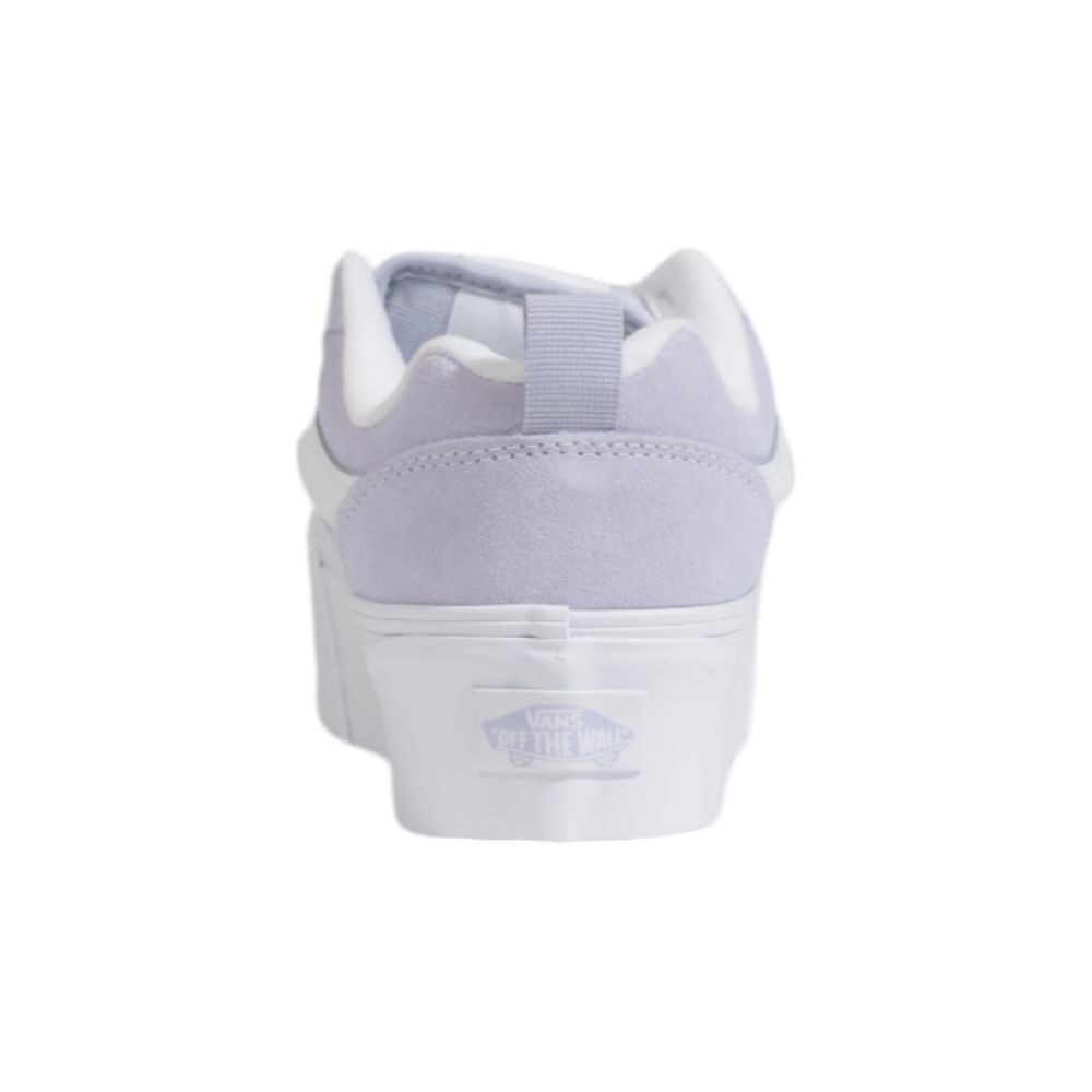 Vans Purple Suede Leather Platform Sneakers