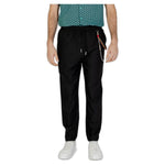 Gianni Lupo Black Polyester Pant GI-13515400009-IT54 | XXL
