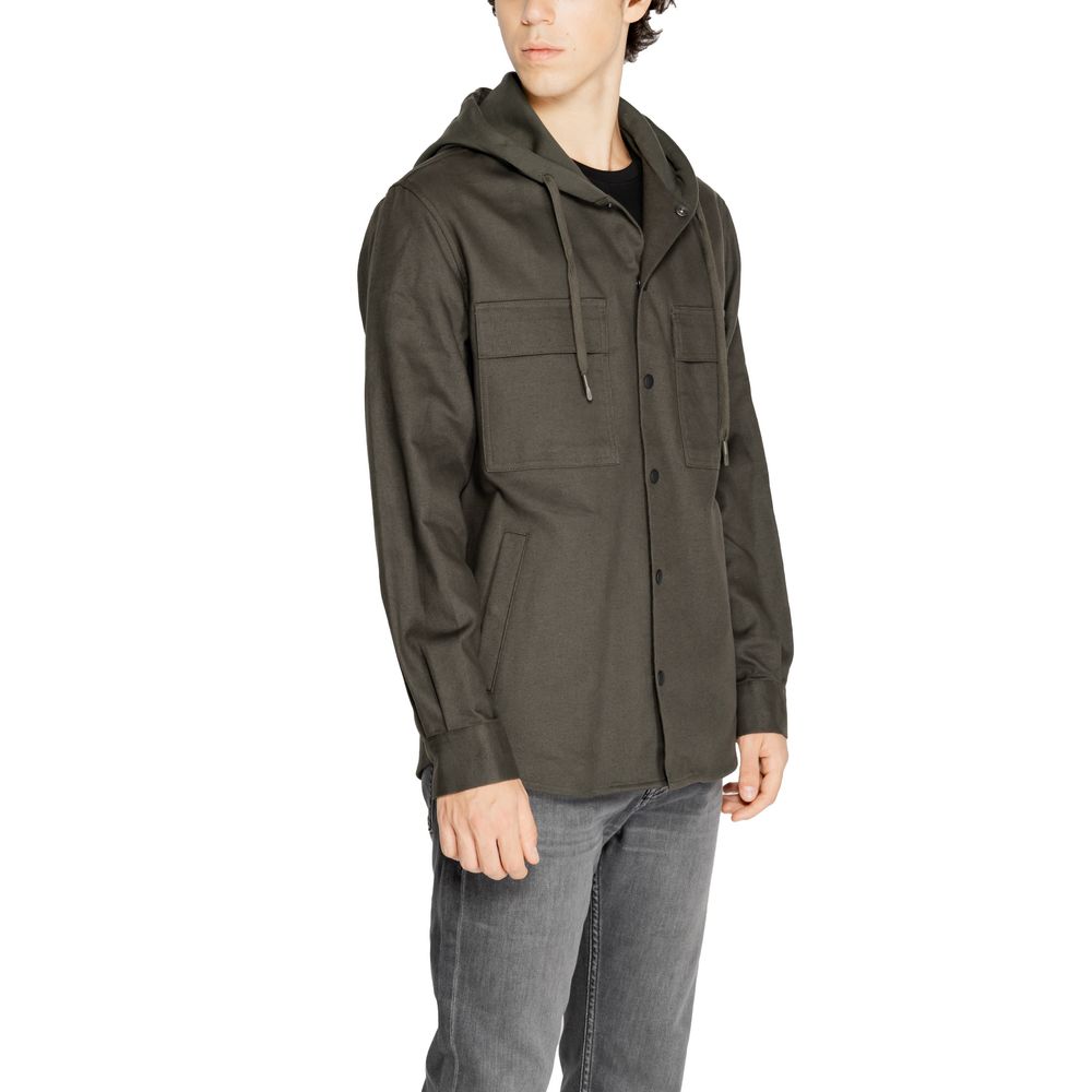 Antony Morato Green Cotton Shell Jacket