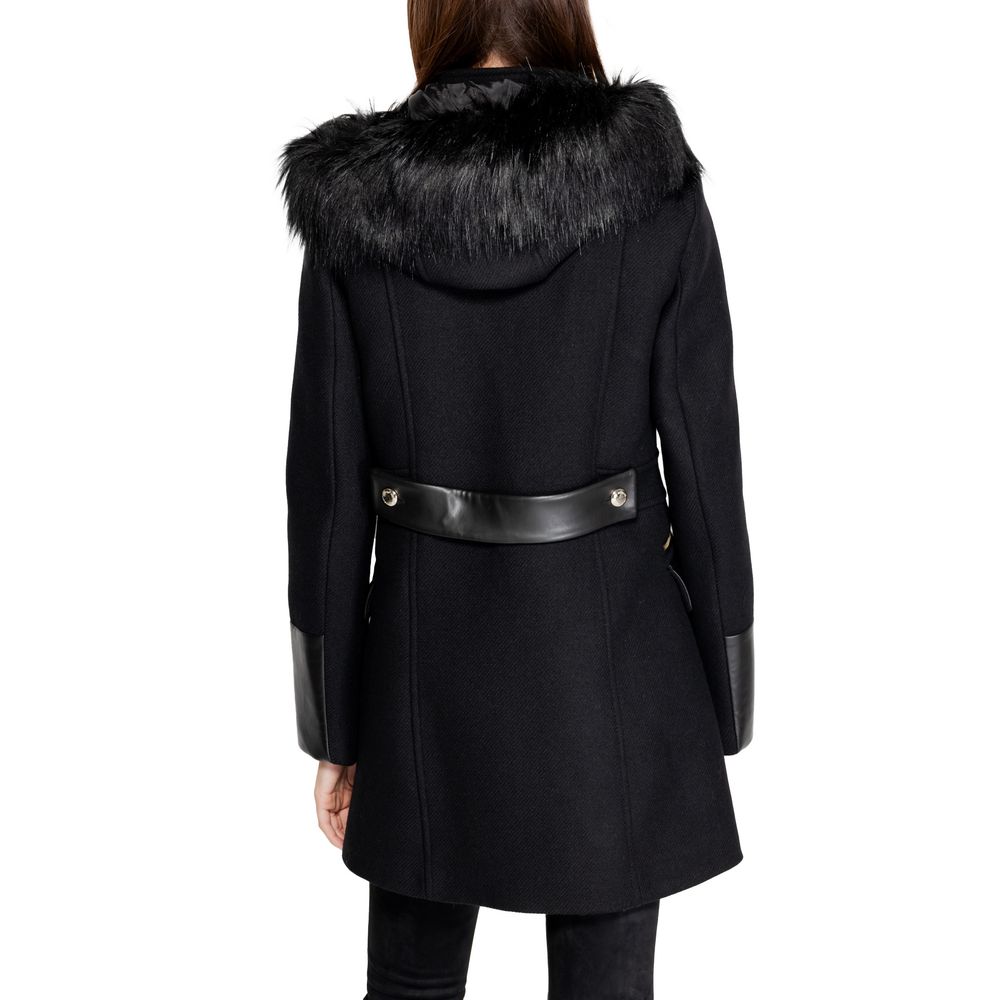 Morgan De Toi Black Wool Coat