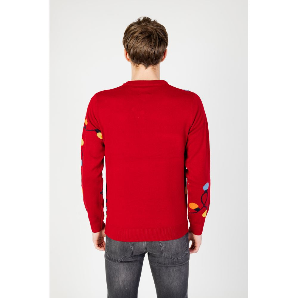 Only & Sons Red Marabou Sweater
