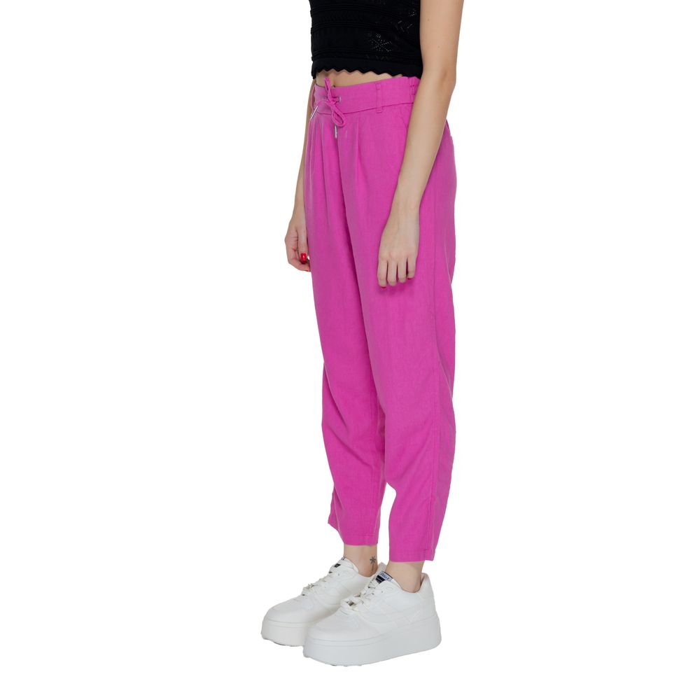 Only Multicolor Linen Casual Pants