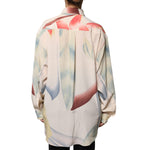 Etro Beige Printed Collared Buttoned Long Sleeves Blouse Top TSH86732-42