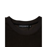 Dolce & Gabbana Brown Cotton Crew Neck Short Sleeves T-shirt TSH87311-48