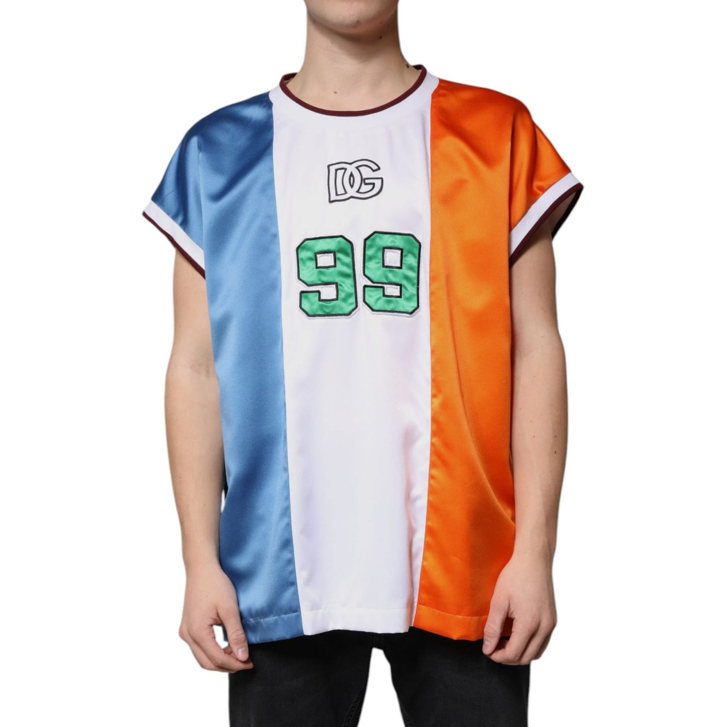 Dolce & Gabbana Multicolor Jersey Tank Sleeveless T-shirt TSH87339-52
