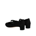 Dolce & Gabbana Black Mary Jane Taormina Lace Pumps Shoes LA12043-41