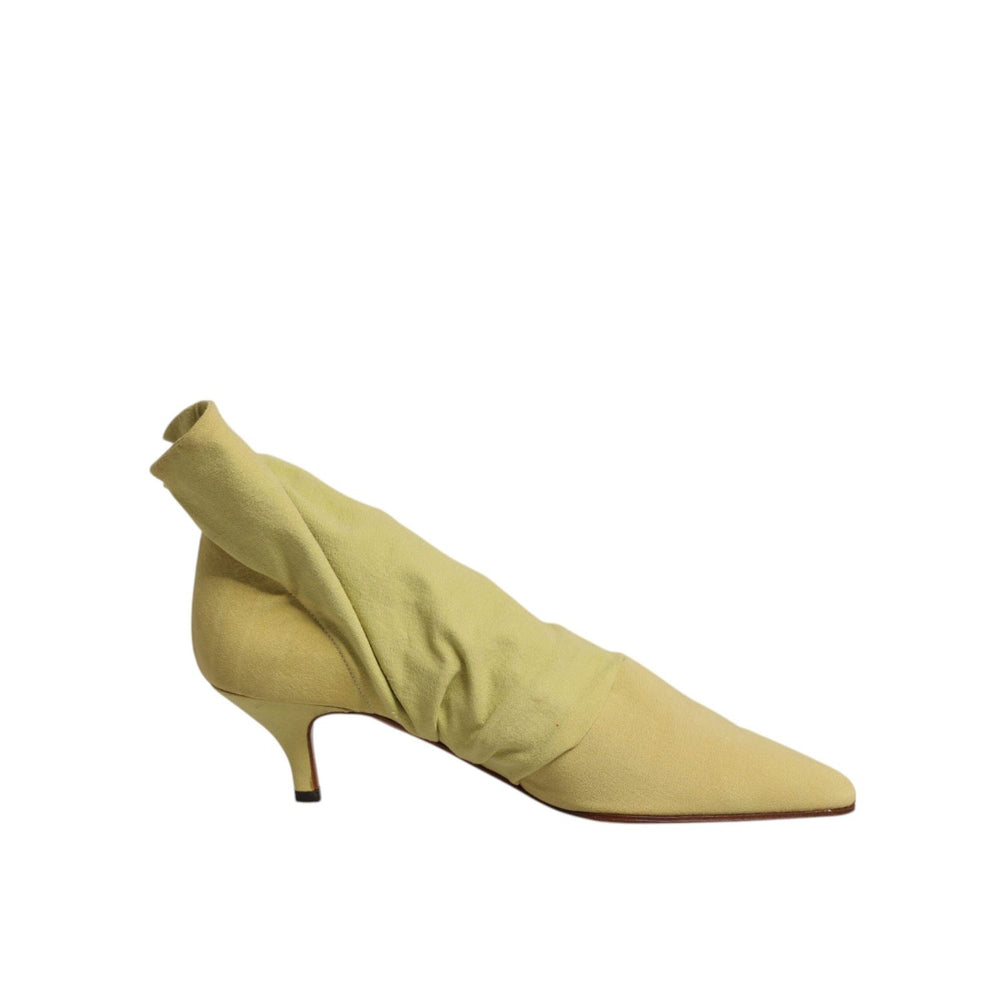 Dolce & Gabbana Green Sock Style Heels Ankle Boots Shoes LA12229-39