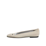 Dolce & Gabbana Beige Fabric Slip On Ballerina Flats Shoes LA12232-39