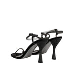 Dolce & Gabbana Black Ankle Strap High Heels Sandals Shoes LA12235-40