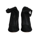 Dolce & Gabbana Black Nylon Mesh Sock Style Boots Shoes LA12246-39