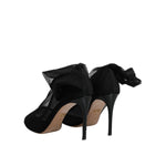 Dolce & Gabbana Black Nylon Mesh Sock Style Boots Shoes LA12246-39