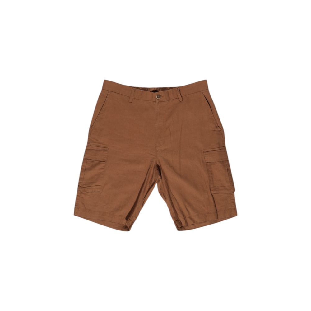 Hamaki-Ho Brown Linen Bermuda