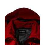 Dolce & Gabbana Red Nylon Hooded Men Full Zip Parka Jacket TSH3789-58