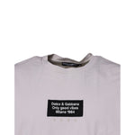 Dolce & Gabbana Beige DG Logo Crew Neck Short Sleeves T-shirt TSH87350-48