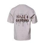 Dolce & Gabbana Beige DG Logo Crew Neck Short Sleeves T-shirt TSH87350-48