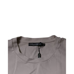 Dolce & Gabbana Beige DG Logo Crew Neck Short Sleeves T-shirt TSH87350-48