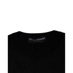 Dolce & Gabbana Black Silk Round Neck Sleeveless T-shirt TSH87507-40