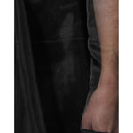 Dolce & Gabbana Black Tulle A-line Midi Cocktail Gown Dress DR281234-40