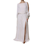 Christian Pellizzari Off White Embellished Long Maxi Dress DR281418-40