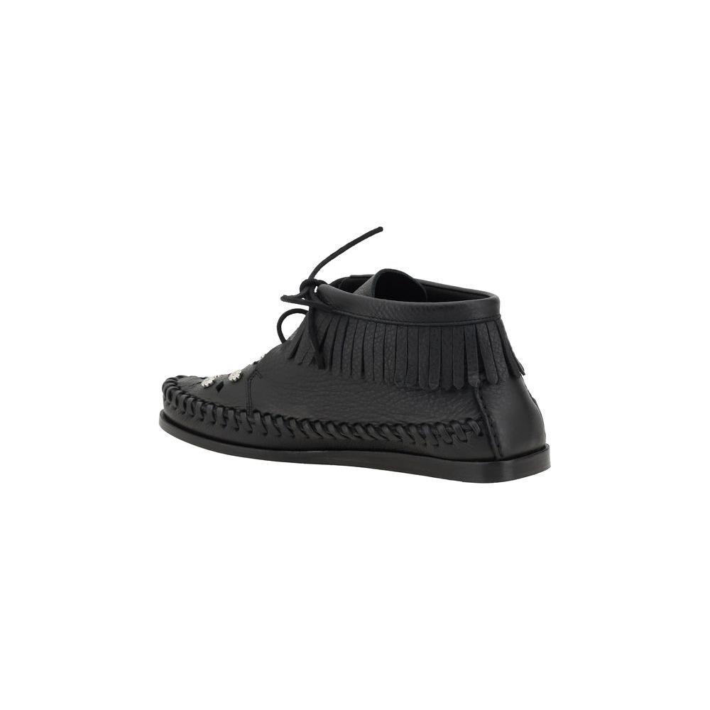 Isabel Marant Felsa Lace-Up Shoes IS-MC0025FAC1A24S01BK-EU37/US7