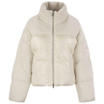 Moose Knuckles White Nylon Jackets & Coat