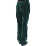 Dolce & Gabbana Green Cotton Corduroys SLIMMY Fit D&G Pants