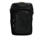 Dolce & Gabbana Black Leather Logo Purse Crossbody Camera Bag