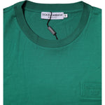 Dolce & Gabbana Green Logo Crew Neck Short Sleeves T-shirt