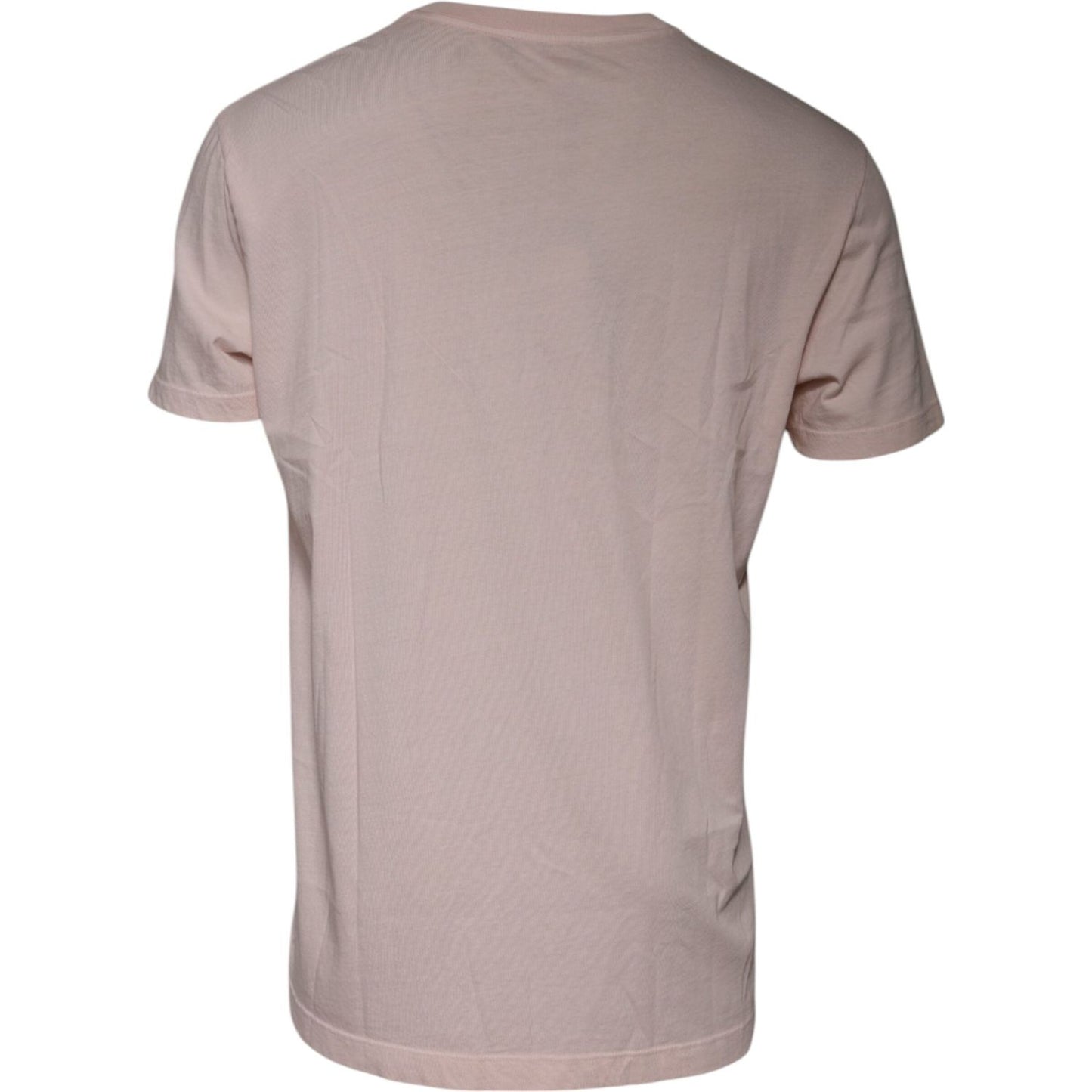 Dolce & Gabbana Beige Logo Crew Neck Short Sleeves T-shirt
